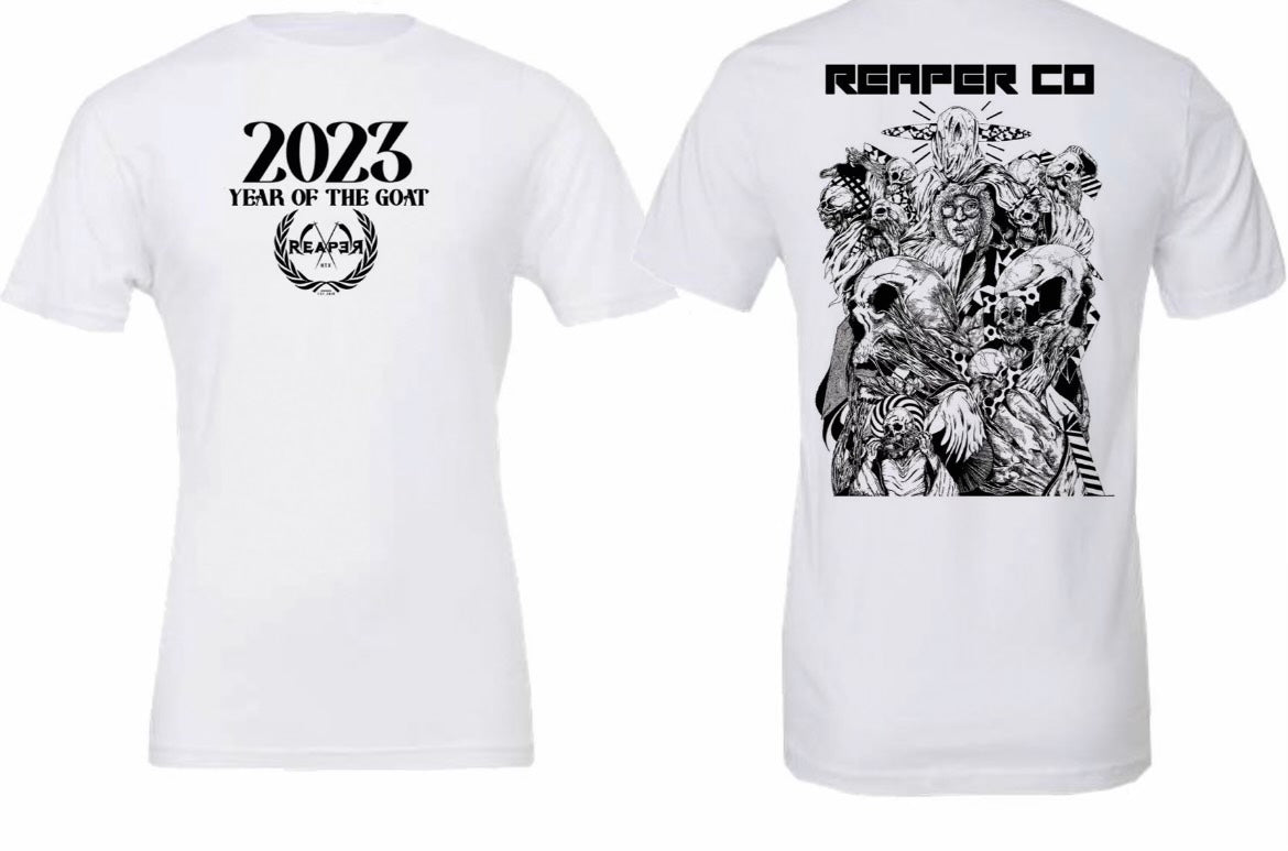 Reaper 2023 Year of the GOAT T-shirt